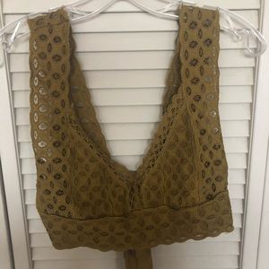 Urban outfitter lace top/bra